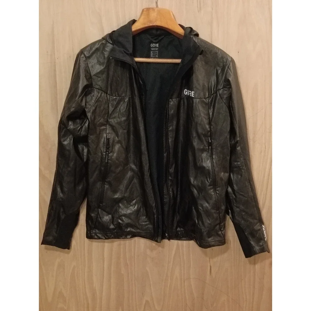 Gore‎ Wear R7 Gore-Tex Infinium Hooded Jacket Black Mens Large 100299